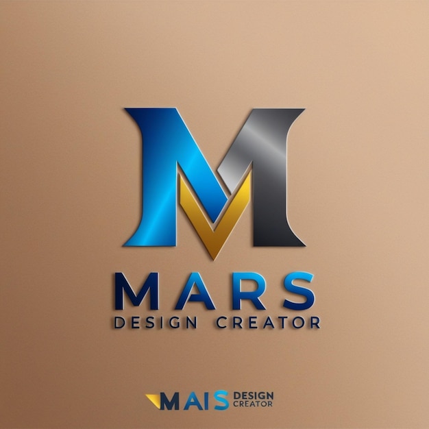 a brown background with a blue and gold logo for the planet design