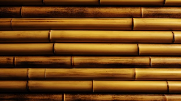 A brown bamboo wall with the word bamboo on it