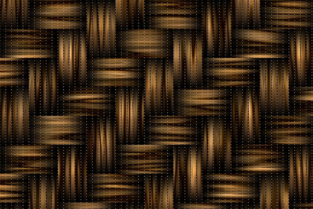 Brown basket weave seamless background Classic cross woven texture decorative pattern Natural wicker bamboo effect