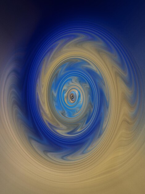 brown and blue spiral waves abstract background