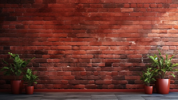 brown Brick wall background with neat lines