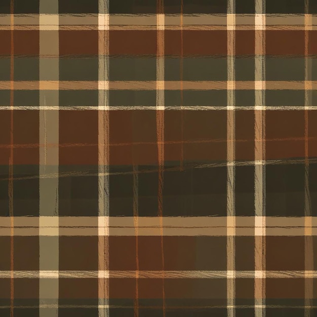 Photo a brown and brown checkered fabric with brown squares