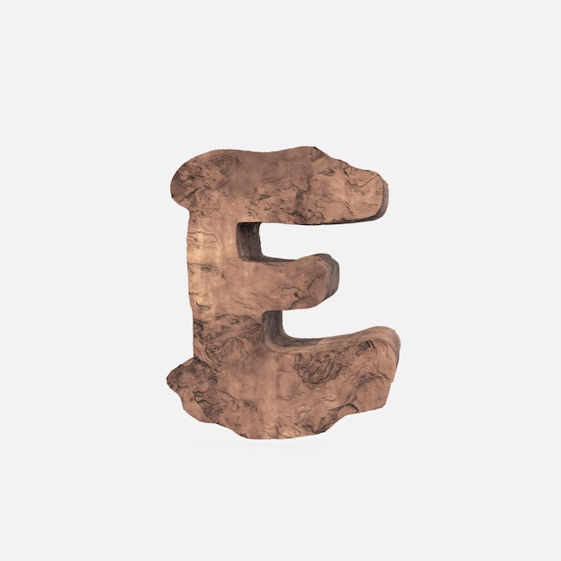 Photo a brown and brown letter e is in a brown and has a brown color.