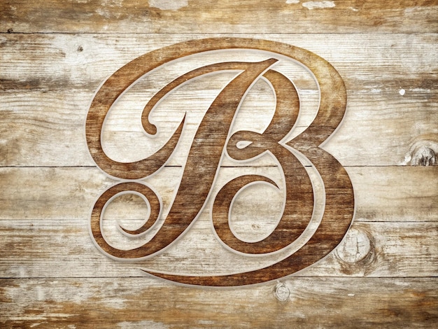 a brown and brown logo with the letter b on it