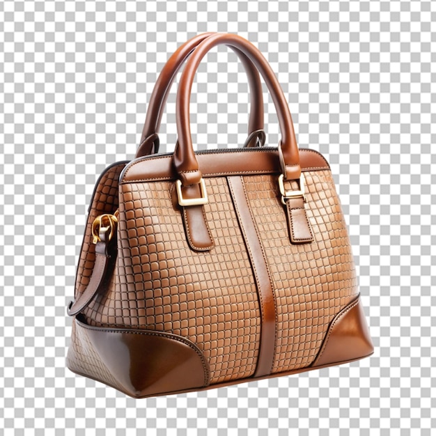 Brown color Handbag gradient vector white background