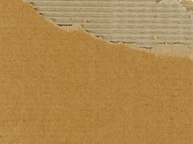 Brown corrugated cardboard texture background