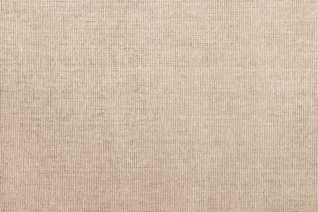 Brown cotton fabric texture background, seamless pattern of natural textile.