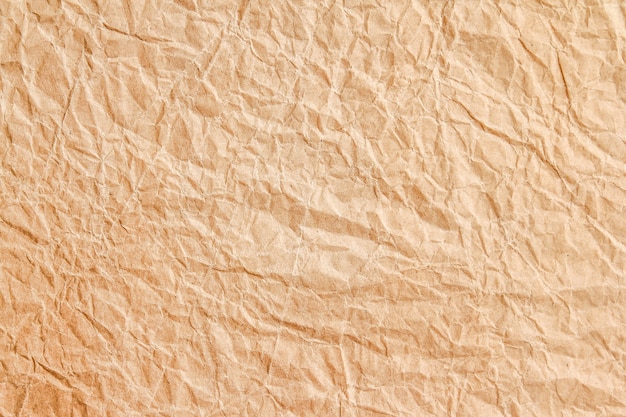 Brown crumple recycle paper background