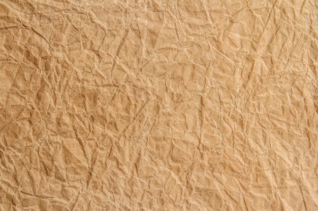 Brown crumple recycle paper background