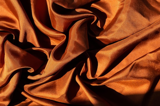 Brown fabric texture background abstract closeup texture of cloth