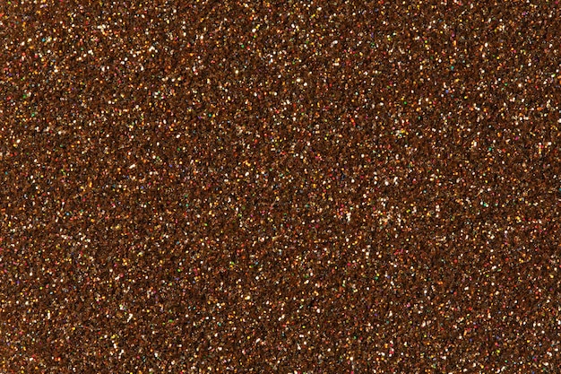 Brown glitter texture on macro High resolution photo