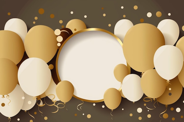 A brown and gold background with circles and the word gold on it