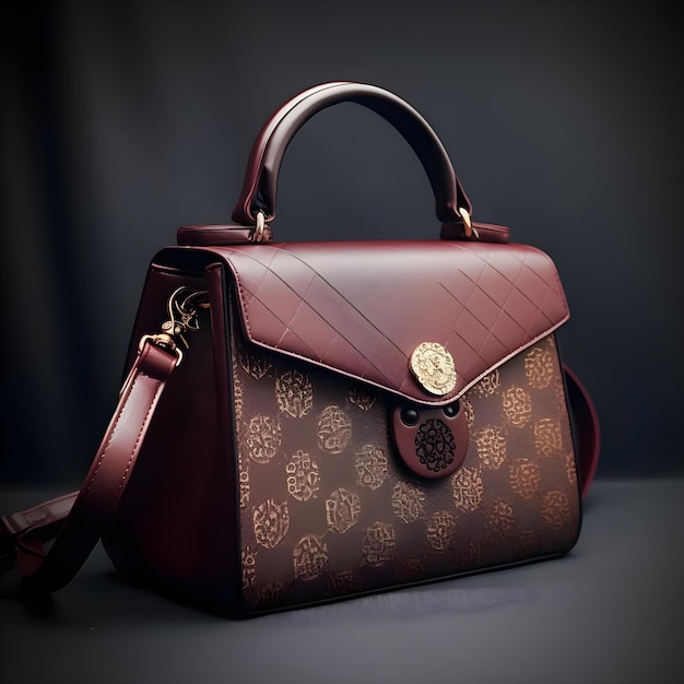 A brown and gold bag with the word louis vuitton on it.