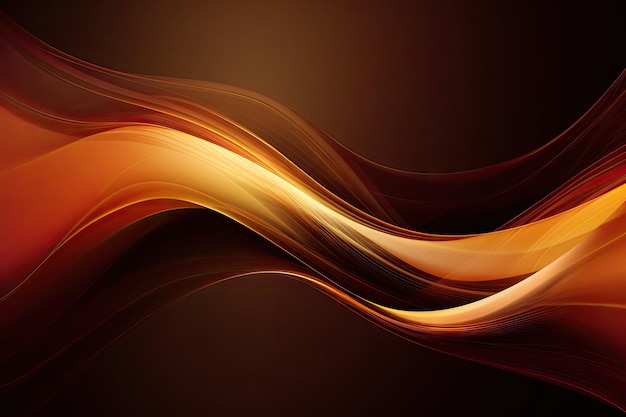 Brown gold and orange smooth background