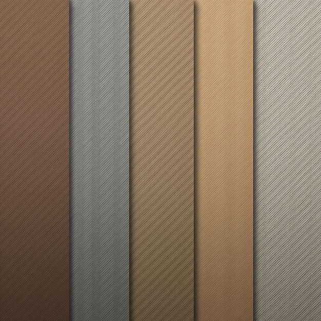 Photo a brown and gray striped background with a brown stripe