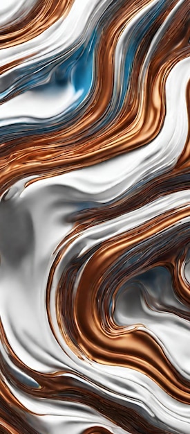 brown green white and blue liquid abstract background