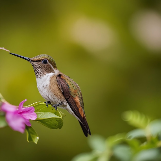 Brown Hummingbird Selective Focus Photography