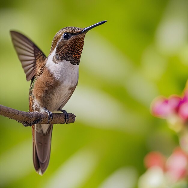 Brown Hummingbird Selective Focus Photography