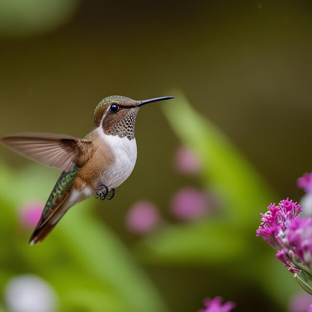 Brown Hummingbird Selective Focus Photography