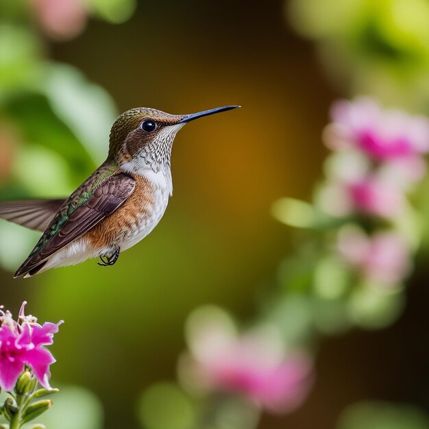 Brown Hummingbird Selective Focus Photography