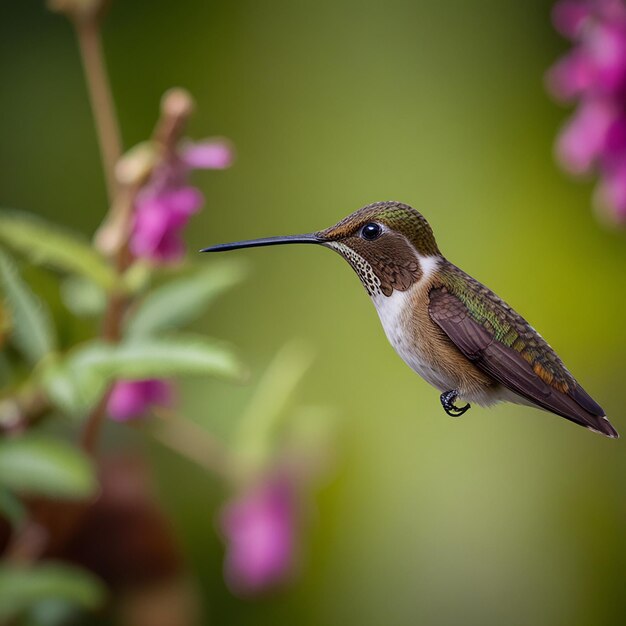 Brown Hummingbird Selective Focus Photography