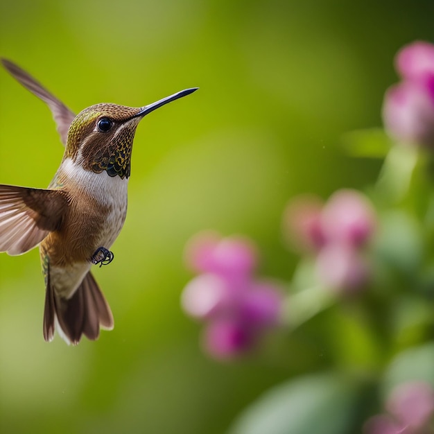 Brown Hummingbird Selective Focus Photography