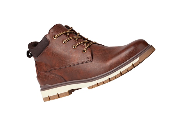 Brown leather boots Men's brown ankle boots