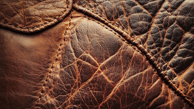 Brown leather texture design