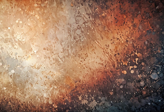 a brown and orange background with a reflection of a sun in the middle