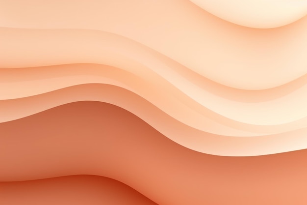 Brown pastel tint gradient background with wavy lines blank empty pattern with copy space for produc