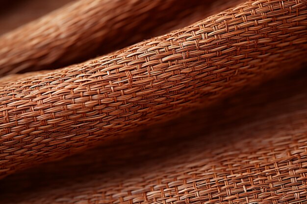 Photo brown sisal fabric