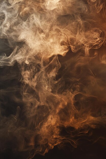 Photo brown smoke background