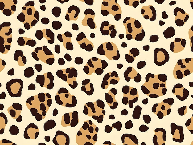 Photo a brown and tan leopard print is on a white background