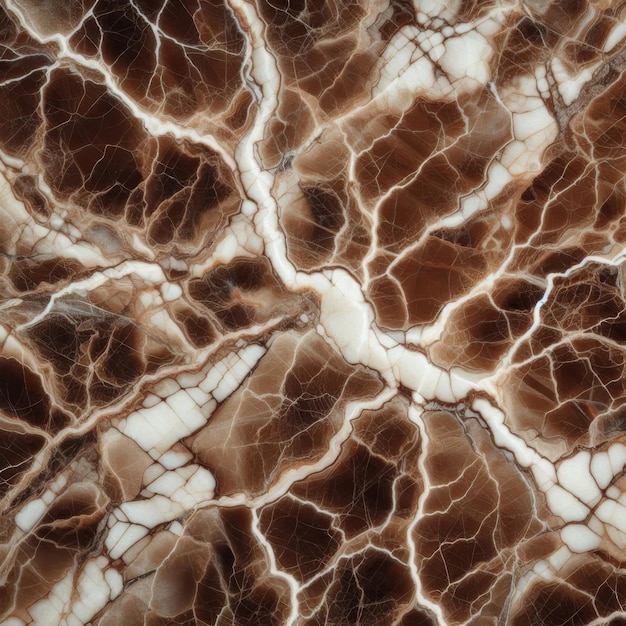 a brown and white marble floor with a brown and white pattern