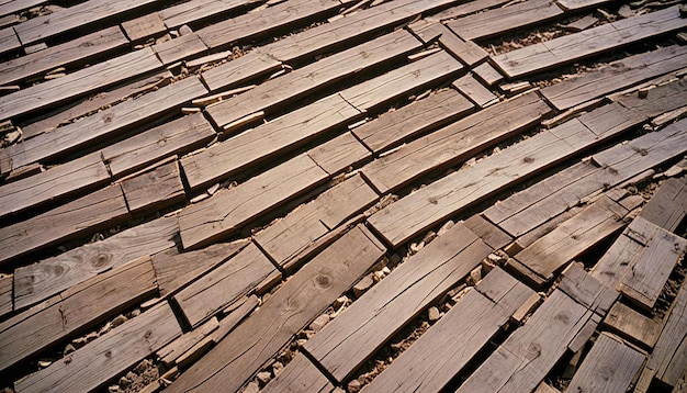 Photo a brown wooden floor with a brown textured surface