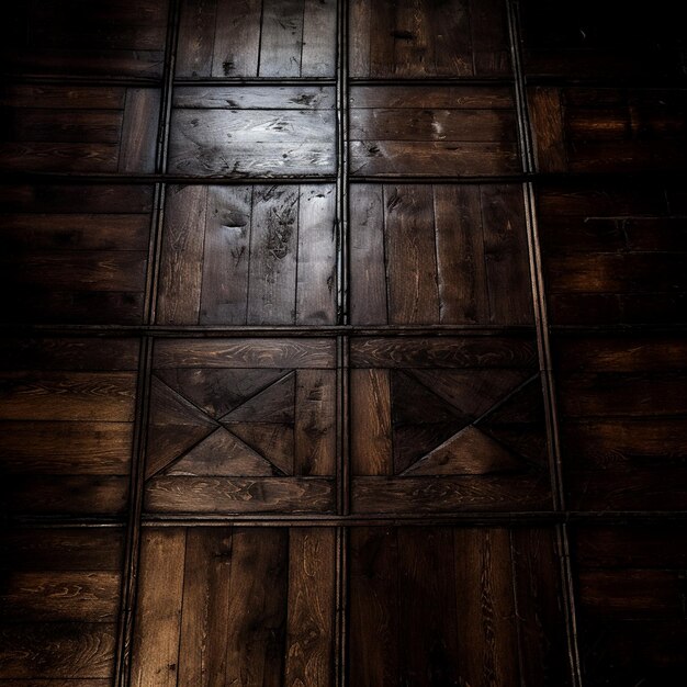 brown wooden floor