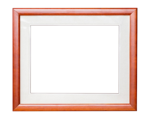 Brown wooden frame