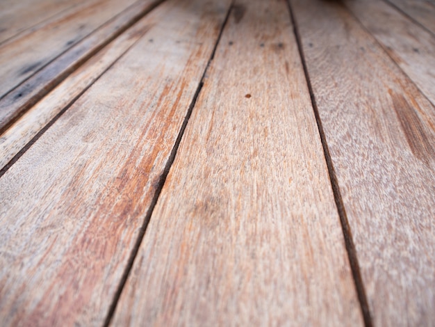 Brown wooden table background.