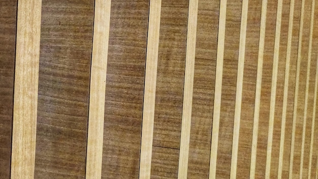 A brown wooden wall with vertical lines and a line that