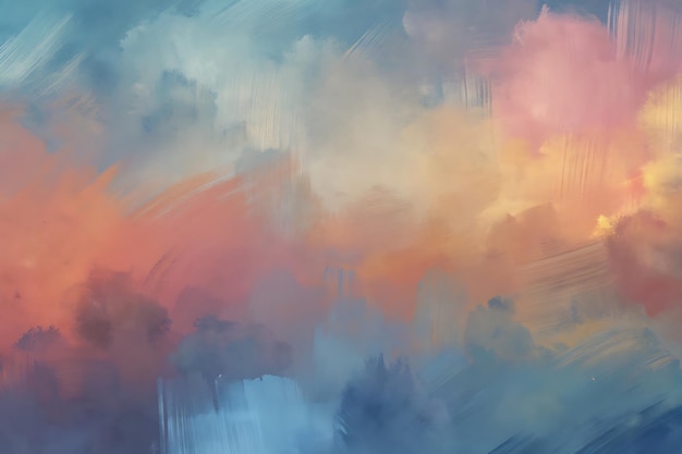 Brush painted abstract background