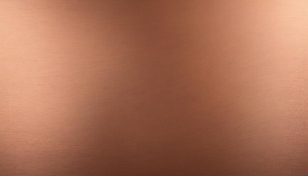 Photo a brushed copper surface with linear grain patterns and a soft matte shiny finish