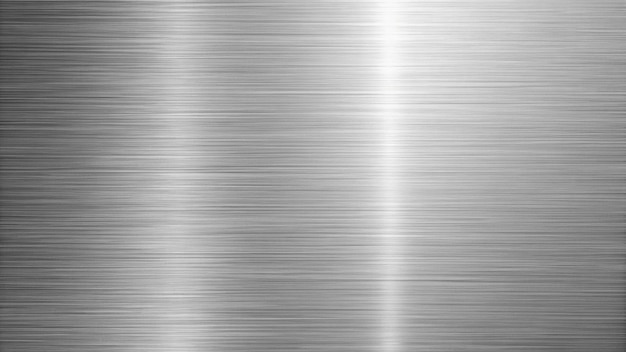 Brushed Silver Metallic Texture with Subtle Streaks and Light Reflections 8k HD Photo