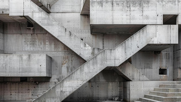 Photo brutalist concrete structures