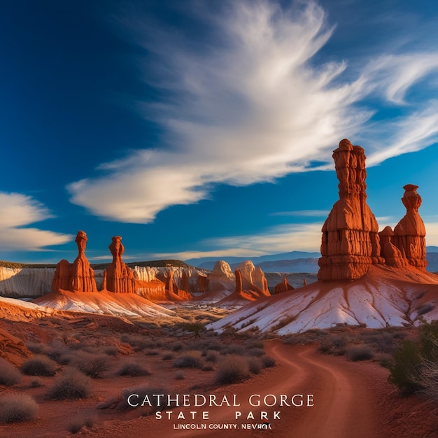 Photo bryce canyon national park in utah desert usa in november