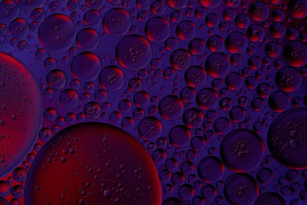 Bubbles world colorfull macro abstract in watter surface background