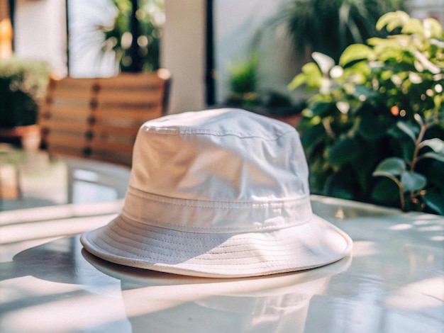 Photo bucket hat mockup