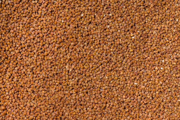 Buckwheat. Texture. Croup. Grains. Fried seeds. Textured background