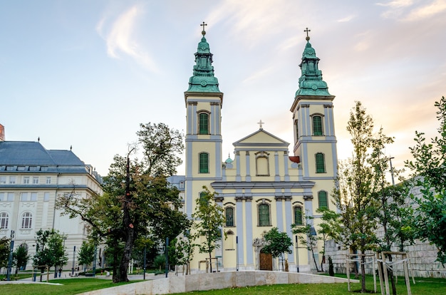 Budapest Hungary, Church of the Assumption Inner City Church