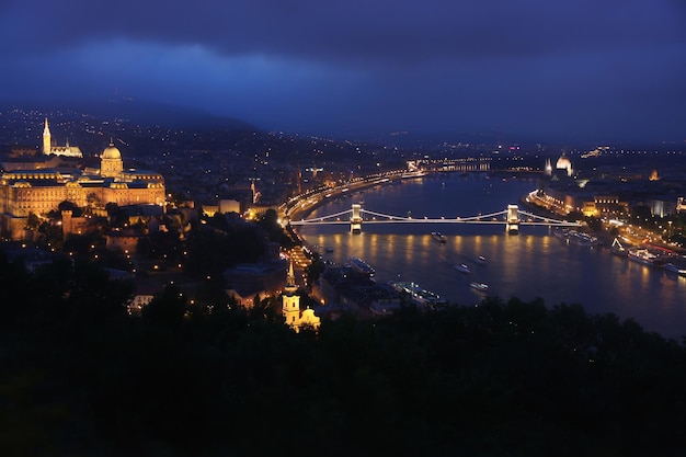 Budapest Hungary from fortress Citadel