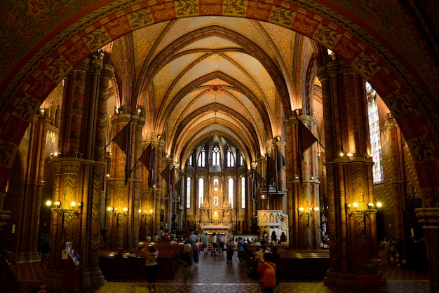 budapest matthias church interior 